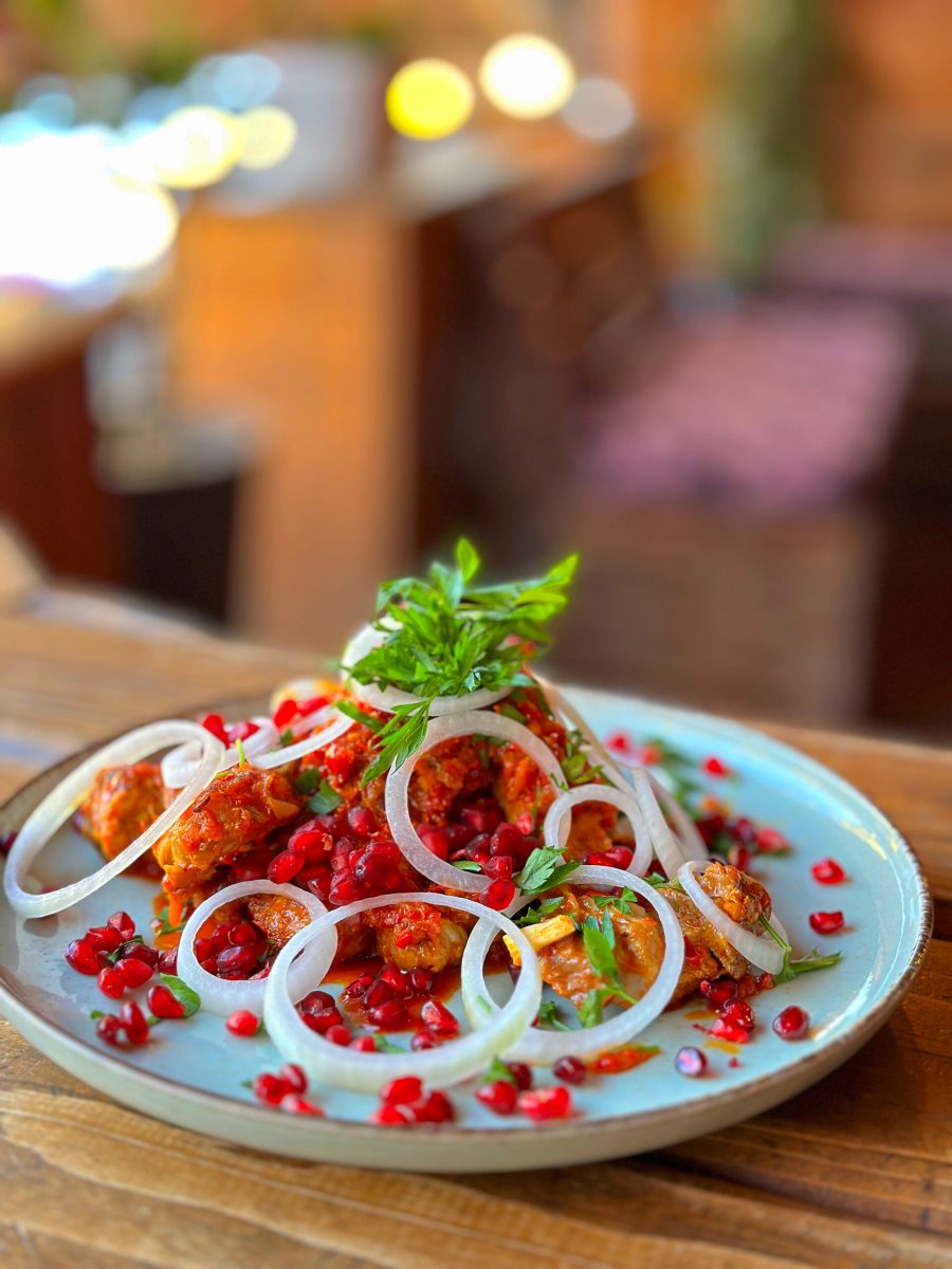 Veal rib with ajik